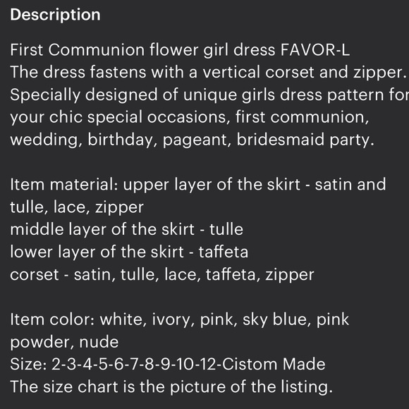 Girls white gown by Elsa Fairy - Picture 7 of 7